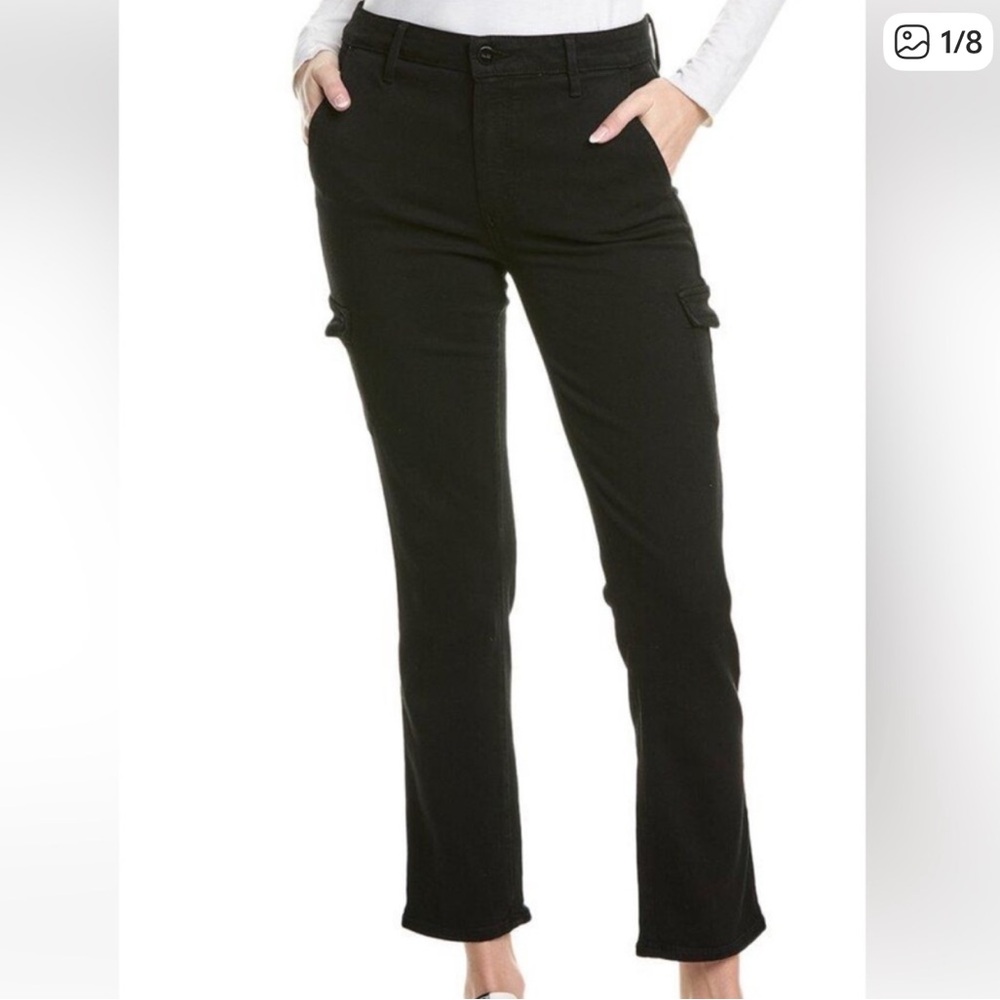 PAIGE Jolie slim straight mid-rise cargo jeans